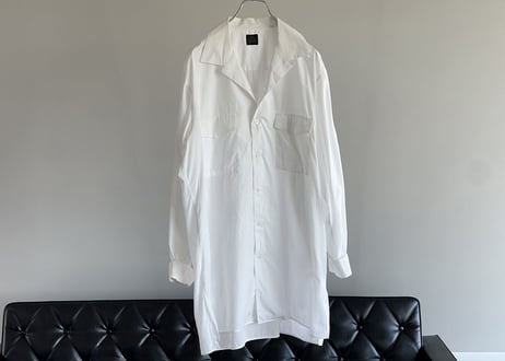 yohji yamamoto costume d'homme  over size long shirt