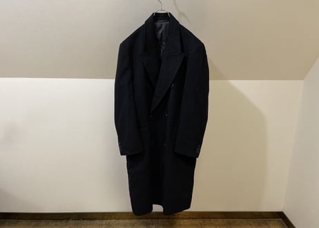 80-90s pure cashmere double long coat #13