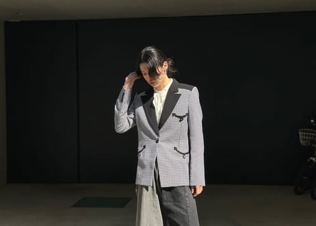 pacp rabamme 2021ss wide lapel jacket dead stock