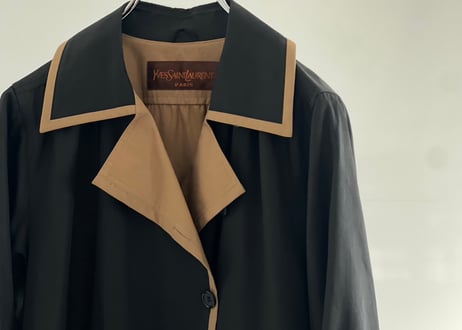 yves saint laurent switch trench coat