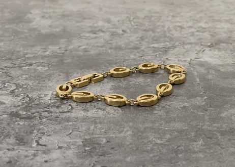 80s givenchy gold bracelet
