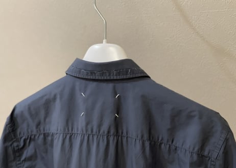 maison margiela 2018ss collar stitch shirt