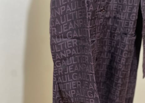 jean paul gaultier Jacquard shirt coat