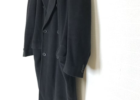giorgio armani double chesterfield coat