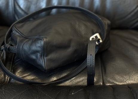loewe anagram leather shoulder bag
