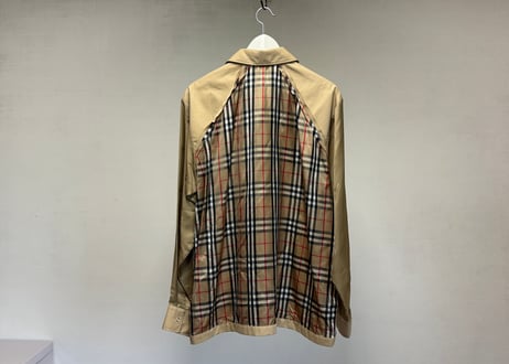 burberry zip shirt dead stock