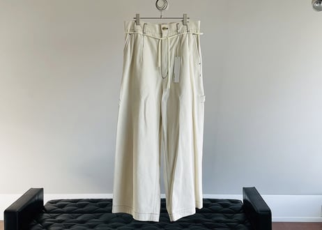 kanizsa drawstrings tack wide pants dead stock