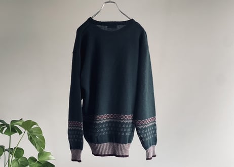 80-90s valentino green knit