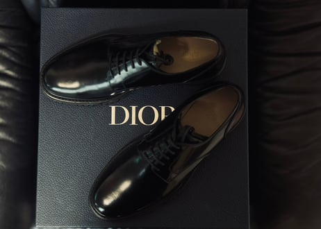 dior leather shoes dead stock