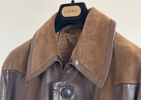 60–70s loewe leather coat
