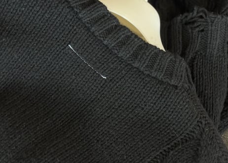 mm6 "肉厚" number knit