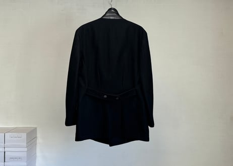 yves saint laurent rive gauche cashmere leather coat
