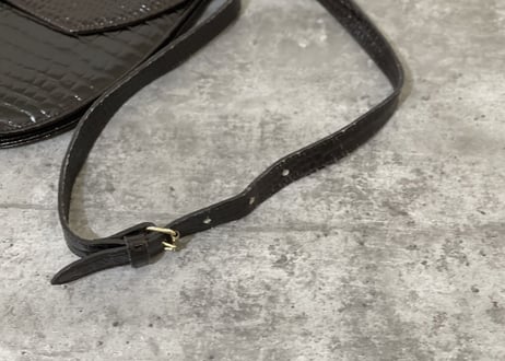 80-90s yves saint laurent rive gauche made in Flance leather bag