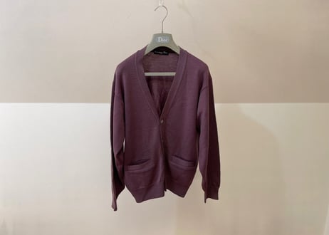 christian dior purple cardigan