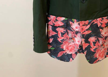 yoshio kubo green set up suit