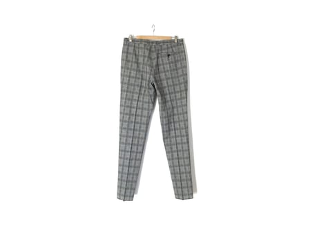 2017ss maison margiela check trousers dead stock B