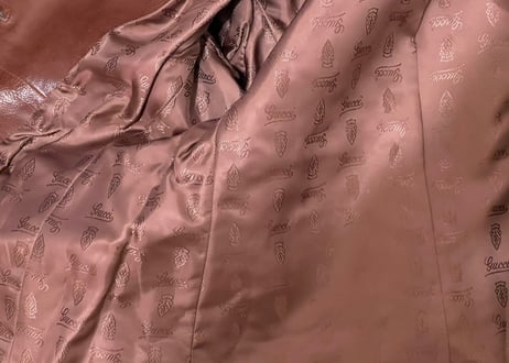 gucci leather jacket deat stock