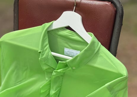 prada 2019ss "look47 48" runway model frill shirt
