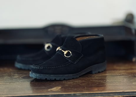 gucci horse bit loafer