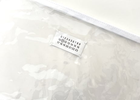 2019ss maison margiela clear pouch dead stock