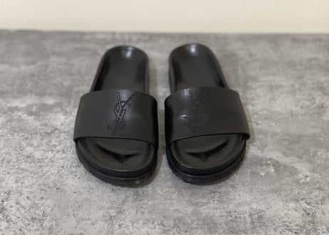 saint laurent leather sandals jimmy 42