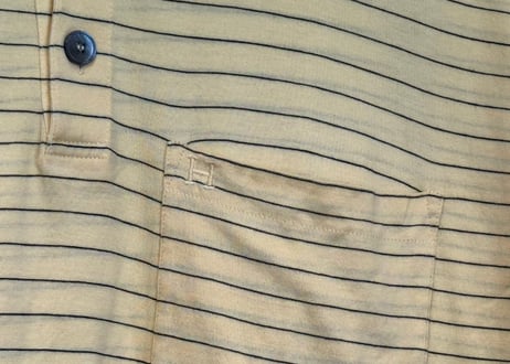 hermes "H" logo yellow polo shirt