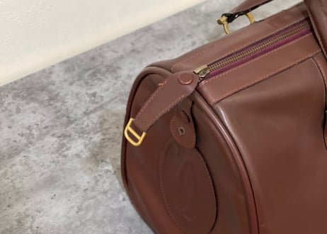 80-90s cartier leather bag