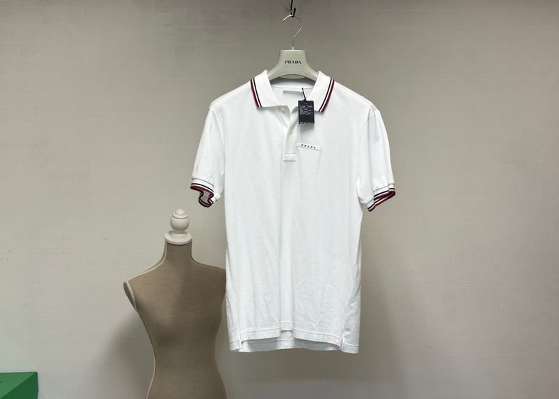 prada logo polo shirt dead stock | weekend tokyo