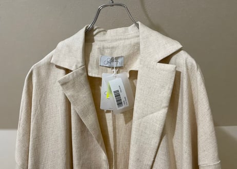 so allure light linen coat dead stock