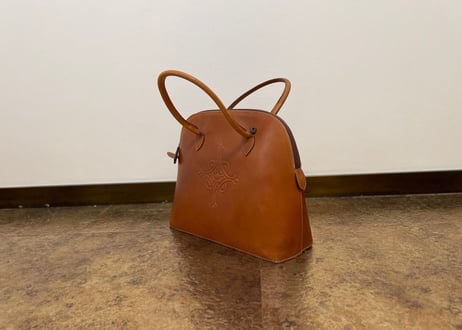 vintage made in italy leather bag