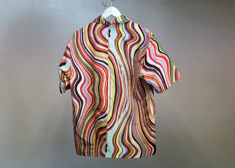 90s paul smith multi color zip jacket