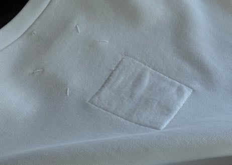 maison margiela elbow patch sweat