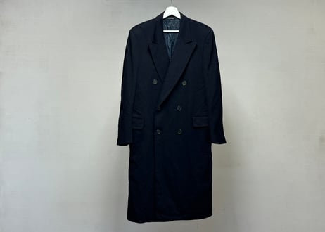 lanvin pure cashmere double chesterfield coat