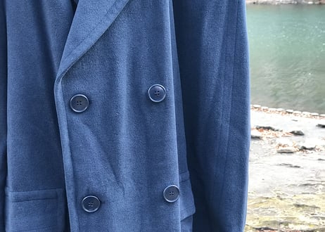 giorgio armani double chesterfield coat