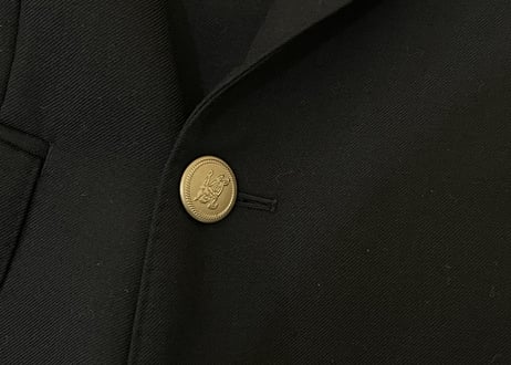 burberry double blazer”black”