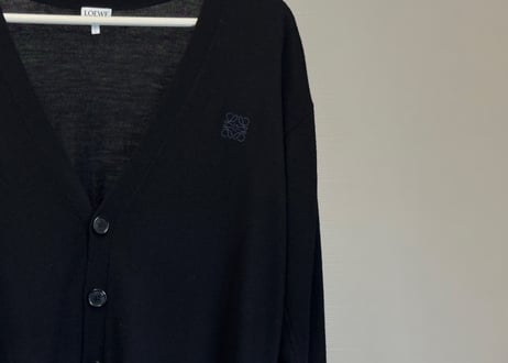 loewe 2024ss anagram cardigan dead stock