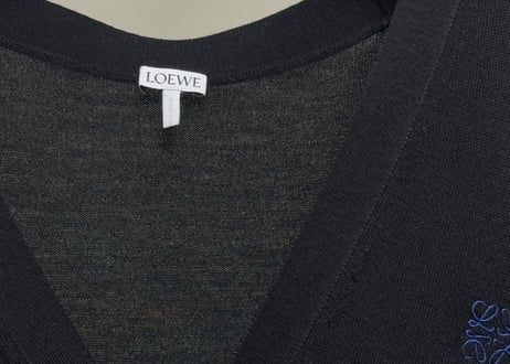 loewe anagram logo cardigan