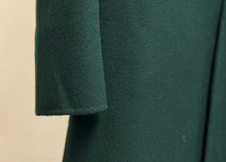acne studios green long coat