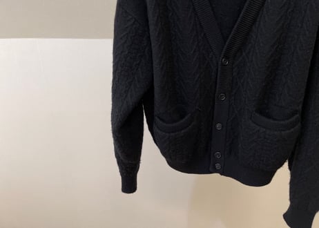 christian dior black cardigan