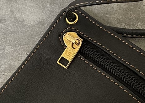 loewe anagram leather pouch
