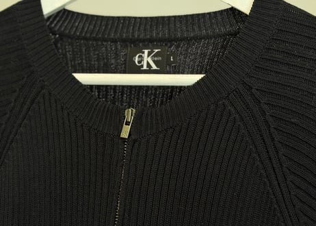 ck calvin klein drivers knit jacket