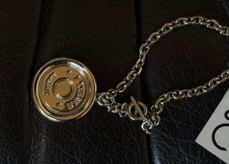 loewe silver anagram logo chain bracelet dead stock