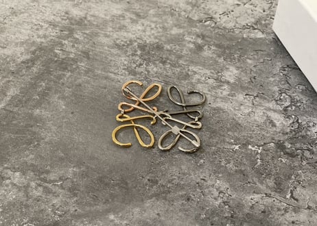 loewe 2022aw anagram brooch dead stock