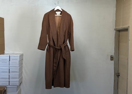 80-90s made in USA dior belted coat