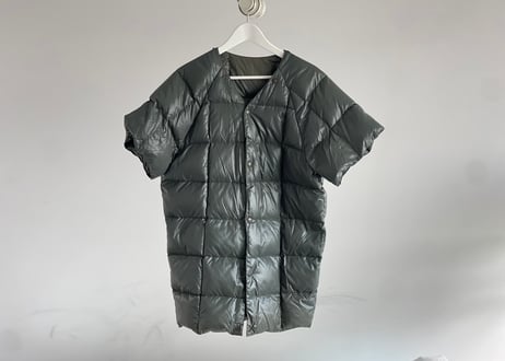 vintage moncler green down jacket