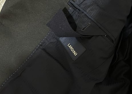 lardini 2019aw tuxedo set up suit dead stock