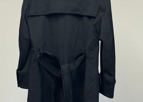 yves saint laurent rive gauche cashmere belted coat