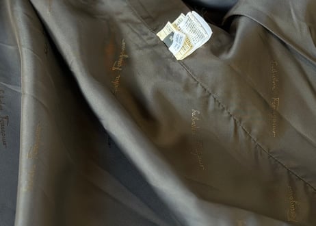 salvatore ferragamo leather jacket