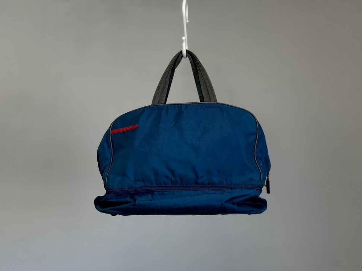 90-00s prada sports nylon bag blue | weekend tokyo 90-00s prada sports nylon bag blue | weekend tokyo