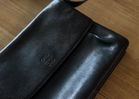 loewe anagram leather shoulder bag